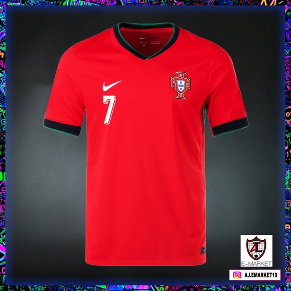NWT Cristiano Ronaldo Portugal Jersey 2024  (Player Version) - Picture 2 of 5